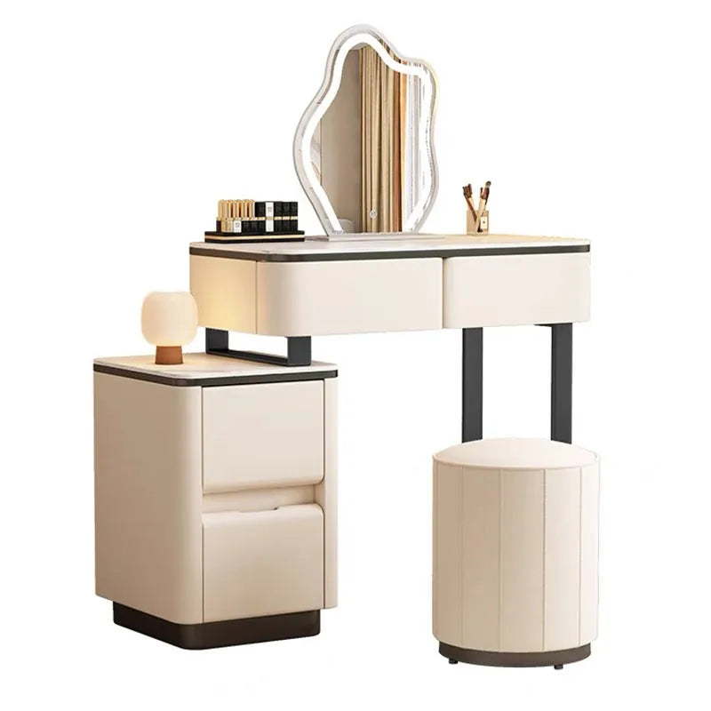 Vanity Makeup Dressing Table Bedroom Mirror Storage Luxury Dressing Table Modern Nordic Penteadeira De Maquiagem Home Furniture