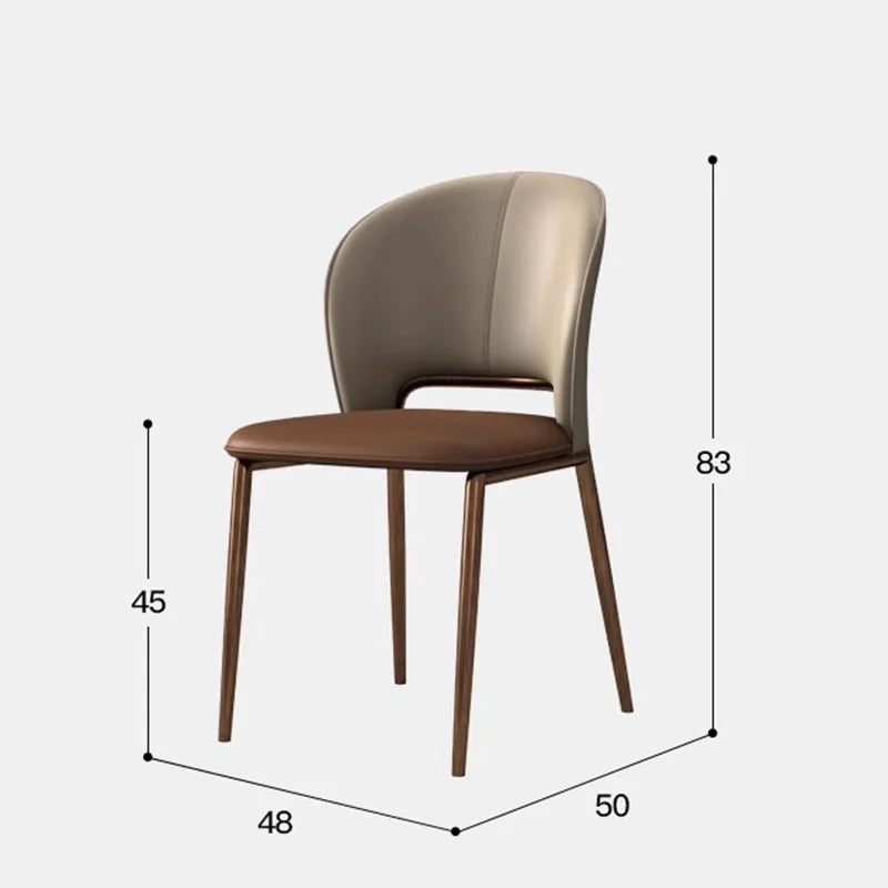 Beauty Salon Desk Hotel Relaxing Chairs for KitchenBackrest Waiting Bar Interior Dining Chairs Cafe Comedor Bedroom Furniture AA