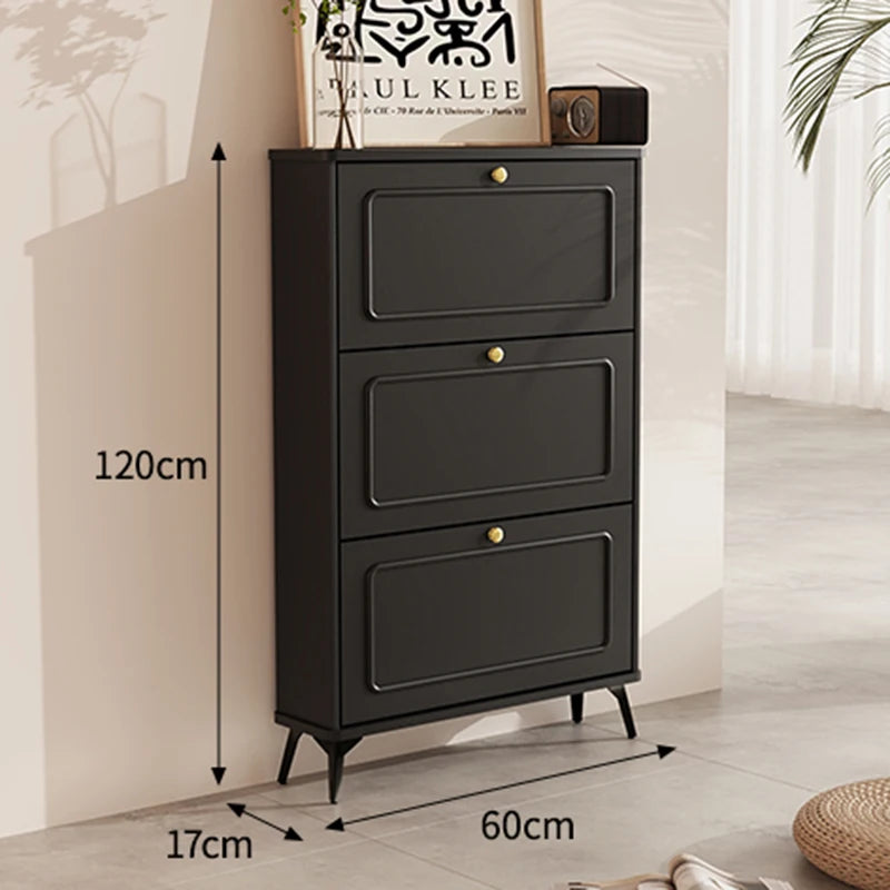 Modern Wooden Shoe Rack Cabinet Storage Unit Shoe Rack Black Small Nordic Muebles Recibidores De Entrada Entrance Hall Furniture