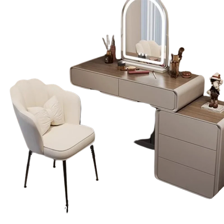 Modern Drawers Dressing Table Luxury Jewelry Mirror Dressing Multifunctional Living Room Schminktisch Beauty Backyard Furniture