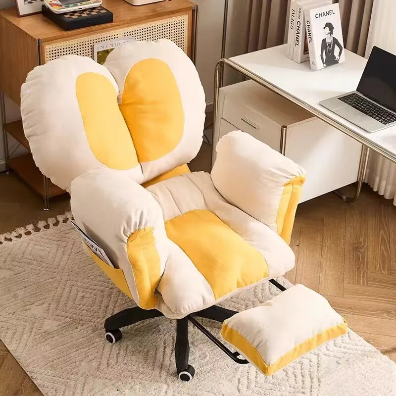 Lazy Sofa Chair Computer Chair Office Chair Long Sitting Comfortable Backrest  Home comfortable Study Anchor Chair Swivel Chair