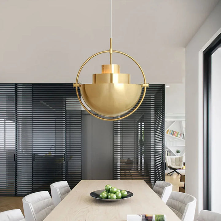 Postmodern Design Pendant Lights Living Dining Room Kitchen Restaurant Decor LED Chandelier Pendant Lamp Rotating Suspen Lustre