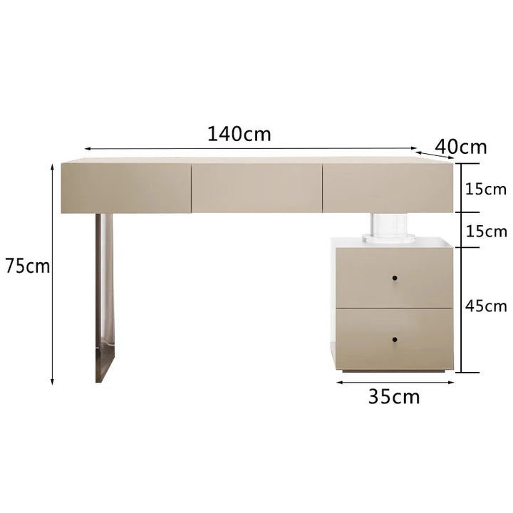 Storage Cosmetic Dressers Organizer Nightstands Nordic Modern Coffee Standing Dressers Study Tocador Maquillaje Furniture HDH