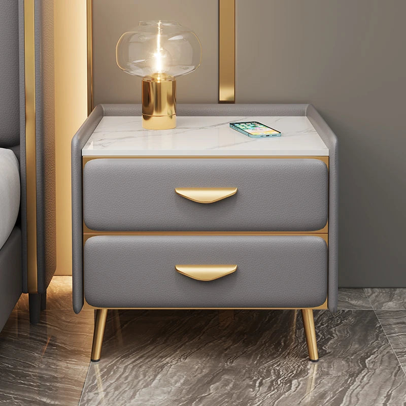 Luxury Nightstands Designer White Dresser Smart Bedroom Coffee TablesWood Mesita De Noche Dormitorio Century Modern Furniture