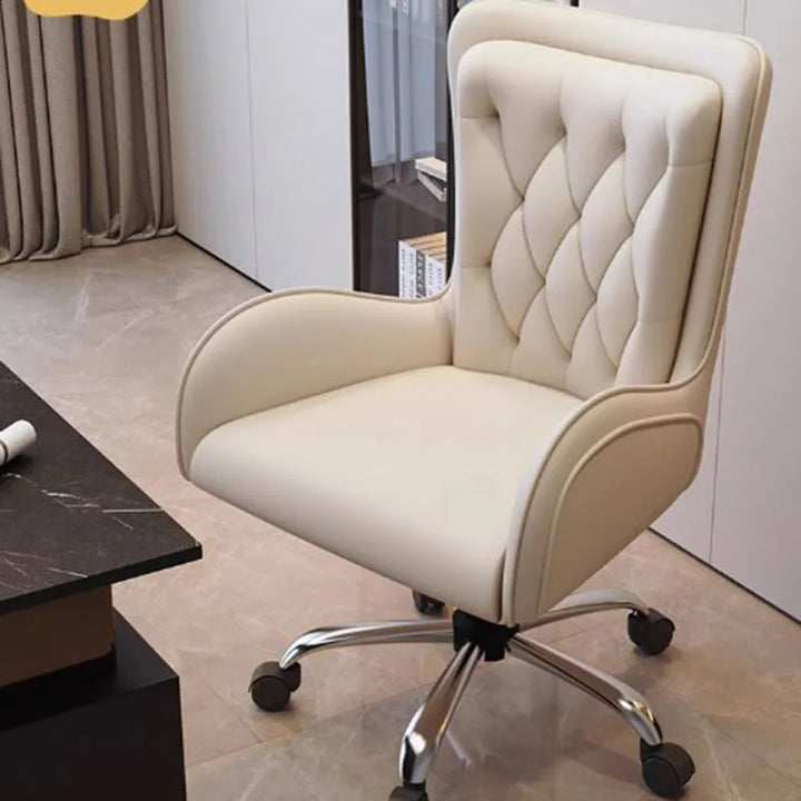 Fancy Luxury Office Chair Rotating Ergonomic Designer Vanity Office Chairs Bedroom Living Room Sillas De Oficina Cute Furniture