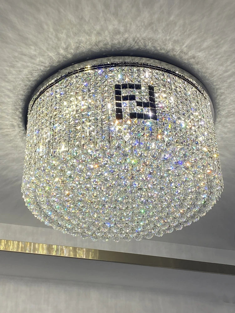 Brand New Product Round Artistic Starry Shinning Ceiling Light Lamp Lustre Chandelier Lighting Living Room