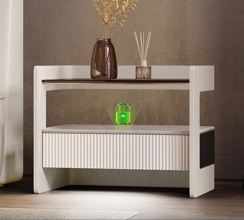 Luxury Decorative Narrow Bedside Table