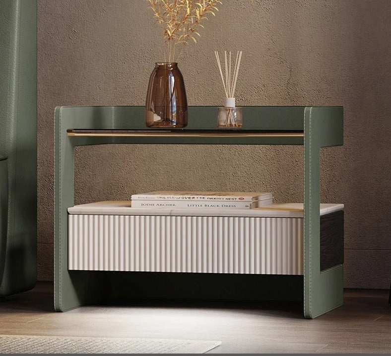 Luxury Decorative Narrow Bedside Table