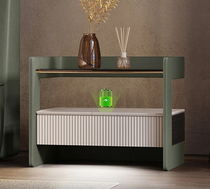 Luxury Decorative Narrow Bedside Table