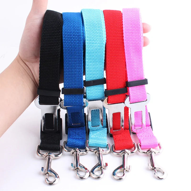 Pet Seatbelt Secured Car Leash